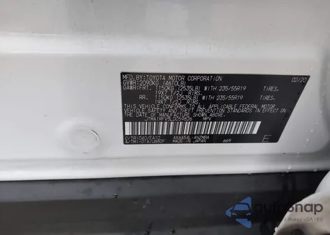 2020 Toyota Rav4 Xle Premium from USA, damaged, VIN JTMA1RFV5LD059826